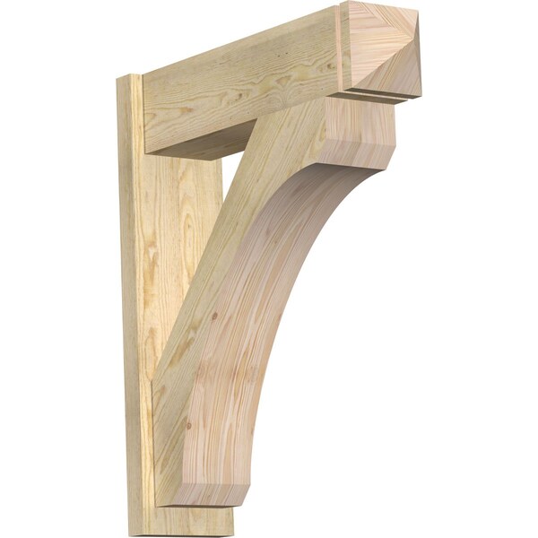 Ekena Millwork Legacy Arts & Crafts Rough Sawn Outlooker, Douglas Fir, 8"W x 30"D x 34"H OUT08X30X34LEC03RDF - main